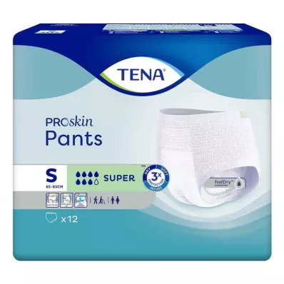 TENA PANTS super S kertakäyttöhousut, 12 kpl TENA PANTS super S kertakäyttöhousut, 12 kpl