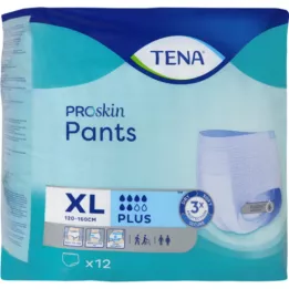 TENA PANTS plus XL kertakäyttöhousut, 12 kpl