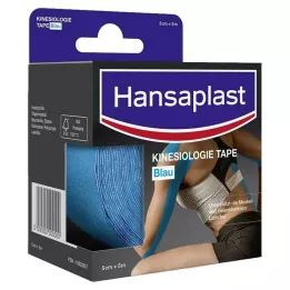 HANSAPLAST Kinesioteippi 5 cmx5 m sininen, 1 kpl