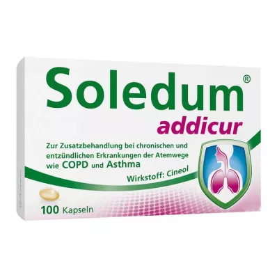 Soledum addicur 200 mg enterokapselit, pehmeät kapselit, 100 kpl Soledum addicur 200 mg enterokapselit, pehmeät kapselit, 100 kpl