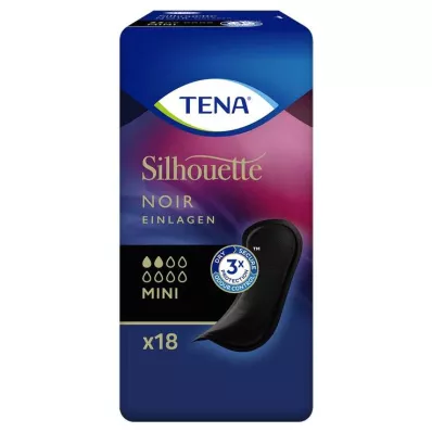 TENA SILHOUETTE Sisäkkeet mini noir, 18 kpl TENA SILHOUETTE Sisäkkeet mini noir, 18 kpl