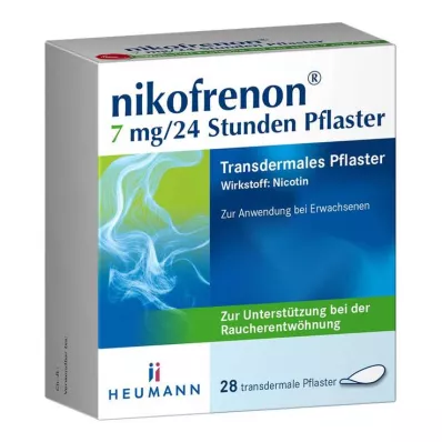 nikofrenon 7 mg/24 h laastari, 28 kpl