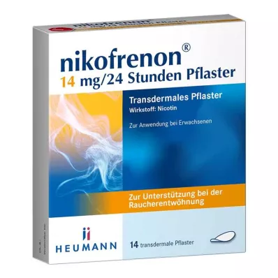 nikofrenoni 14 mg/24 tunnin laastari, 14 kpl
