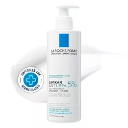 ROCHE-POSAY Lipikar Lait Urea 5+ -hoitovoide, 400 ml