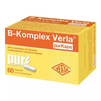 B-KOMPLEX Verla purKaps, 60 kpl B-KOMPLEX Verla purKaps, 60 kpl
