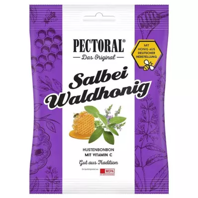 PECTORAL Salviametsän hunajakarkkeja, 72 g PECTORAL Salviametsän hunajakarkkeja, 72 g
