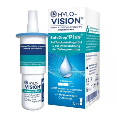 HYLO-VISION® SafeDrop® Plus -silmätipat, 10 ml