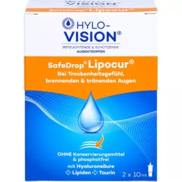 HYLO-VISION SafeDrop Lipocur silmätipat, 2X10 ml