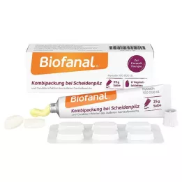 BIOFANAL Yhdistelmäpakkaus emätinmykoosiin, Vagtab + voide, 1 P