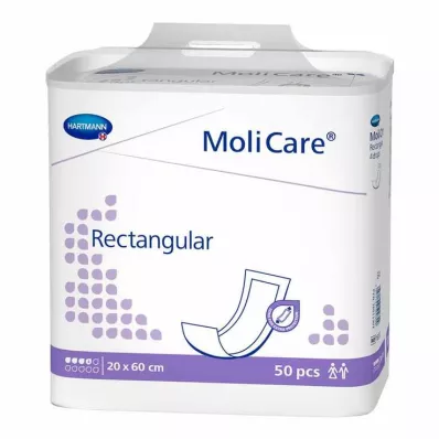 Molicare suorakulmainen 4 tippaa 20x60 cm, 50 kpl