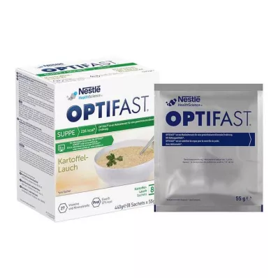 Optifast kotikeitto peruna-purjojauhe, 8x55 g