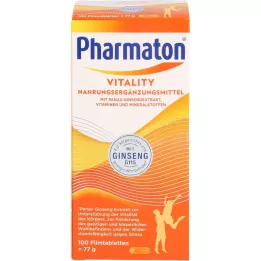 PHARMATON Vitality kalvopäällysteiset tabletit, 100 kpl