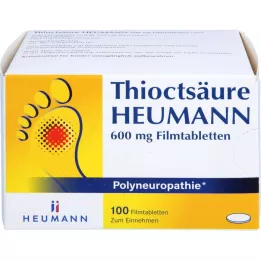 THIOCTSÄURE HEUMANN 600 mg kalvopäällysteiset tabletit, 100 kpl