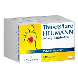 THIOCTSÄURE HEUMANN 600 mg kalvopäällysteiset tabletit, 100 kpl