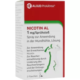 NICOTIN AL 1 mg/suihke puff-suihke suuonteloon annosteltavaksi, 2 kpl