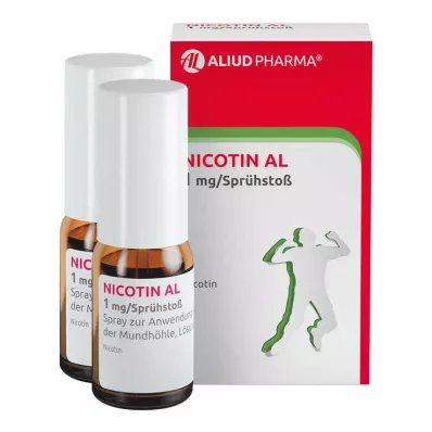 NICOTIN AL 1mg/suihkuspray, 2 kpl