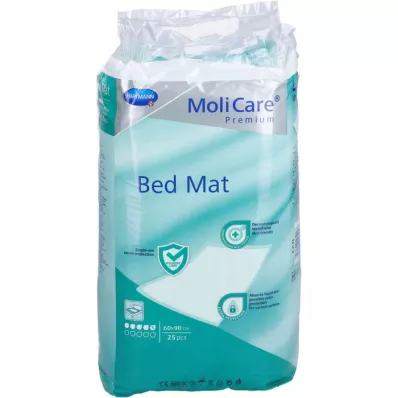 MOLICARE Premium Bed Mat 5 drops 60x90 cm, 25 kpl