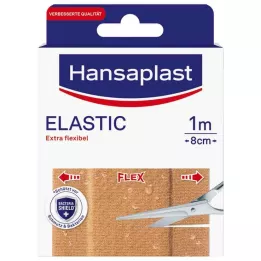 HANSAPLAST Elastinen kipsi 8 cmx1 m, 1 kpl