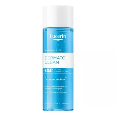 Eucerin Dermatoclean Hyal.Miz.puhdistusneste 3in1, 200 ml