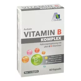 VITAMIN B KOMPLEX kapselia, 60 kpl