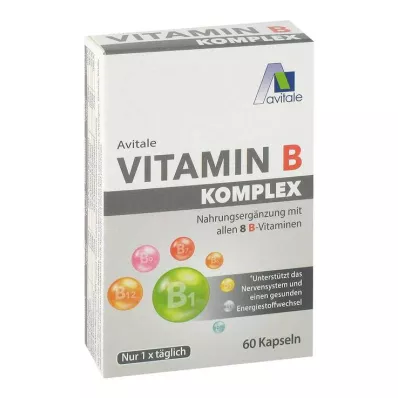 B-vitamiinikompleksikapselit, 60 kpl