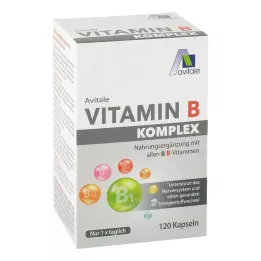 VITAMIN B KOMPLEX kapselia, 120 kpl