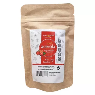 ACEROLA VITAMIN C ilman lisättyä sokeria pastillit, 70 g ACEROLA VITAMIN C ilman lisättyä sokeria pastillit, 70 g