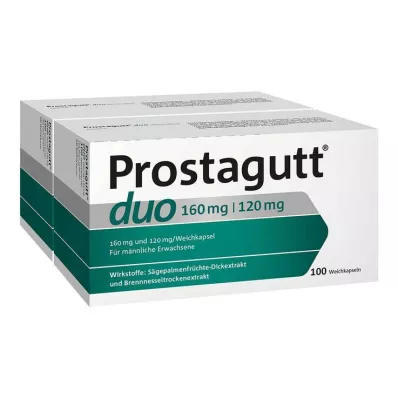 Prostagutt duo 160 mg/120 mg pehmeät kapselit, 200 kpl Prostagutt duo 160 mg/120 mg pehmeät kapselit, 200 kpl