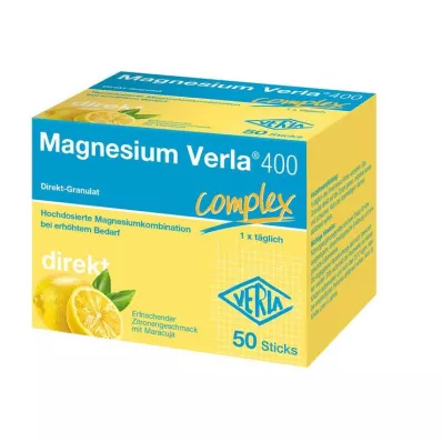 Magnesium Verla 400 suorat rakeet, 50 kpl