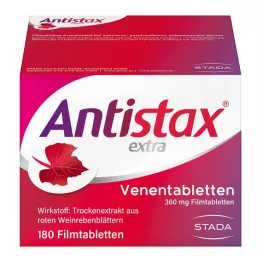 ANTISTAX ylimääräisiä laskimotabletteja, 180 kpl