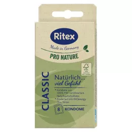 RITEX PRO NATURE CLASSIC Kondomit, 8 kpl