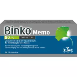 BINKO Memo 80 mg kalvopäällysteiset tabletit, 30 kpl