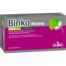 BINKO Memo 120 mg kalvopäällysteiset tabletit, 30 kpl
