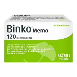 BINKO Memo 120 mg kalvopäällysteiset tabletit, 60 kpl