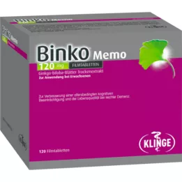 BINKO Memo 120 mg kalvopäällysteiset tabletit, 120 kpl