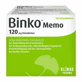 BINKO Memo 120 mg kalvopäällysteiset tabletit, 120 kpl