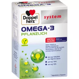 DOPPELHERZ Omega-3 kasvisjärjestelmäkapselit, 120 kpl