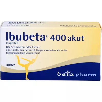IBUBETA 400 akuuttia kalvopäällysteistä tablettia, 30 kpl