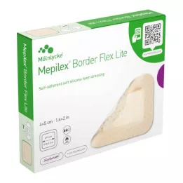 MEPILEX Border Flex Lite -vaahtosidos 4x5 cm, 10 kpl
