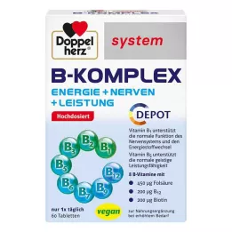 DOPPELHERZ B-kompleksi-järjestelmän tabletit, 60 kpl