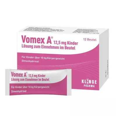 Vomex A® liuos 12,5 mg lapset, 12 kpl