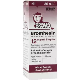 BROMHEXIN Hermes Arzneimittel 12 mg/ml tippoja, 30 ml