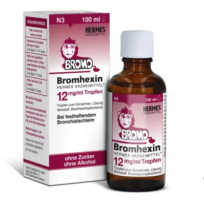 BROMHEXIN Hermes Arzneimittel 12 mg/ml tippoja, 100 ml