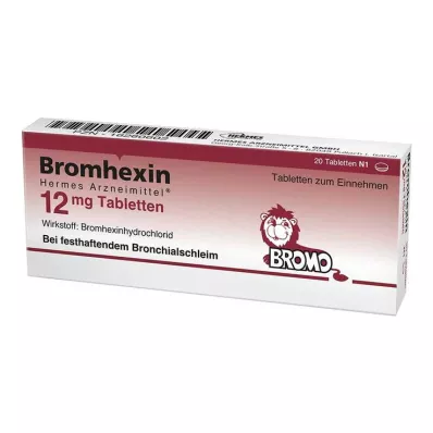 Bromhexine HERMES Medicines® 12 mg tabletit, 20 kpl