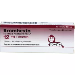 BROMHEXIN Hermes Arzneimittel 12 mg tabletit, 50 kpl