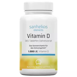 SANHELIOS D-vitamiini 1000 I.U. tablettia, 365 kpl