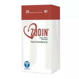 ZODIN Omega-3 1000 mg pehmeät kapselit, 28 kpl