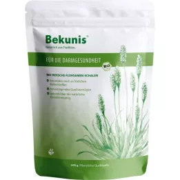 BEKUNIS Luomu intialainen psylliumkuori, 500 g