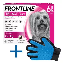 FRONTLINE Tri-Act tippaliuos koirille 2-5 kg, 6 kpl
