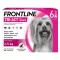 FRONTLINE Tri-Act tippaliuos koirille 2-5 kg, 6 kpl